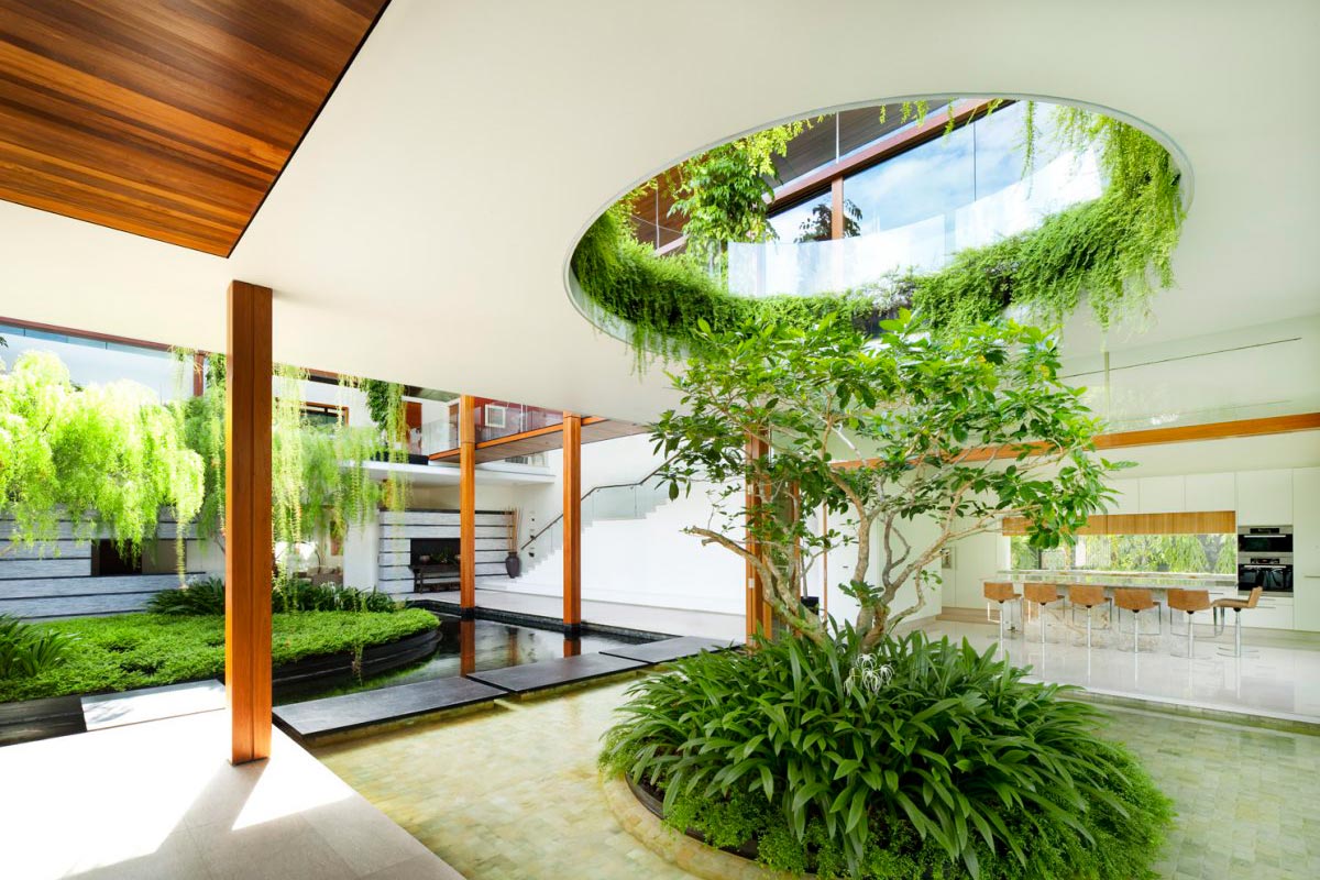 Зелёный дом сад Cluny Park от студии Guz Architects