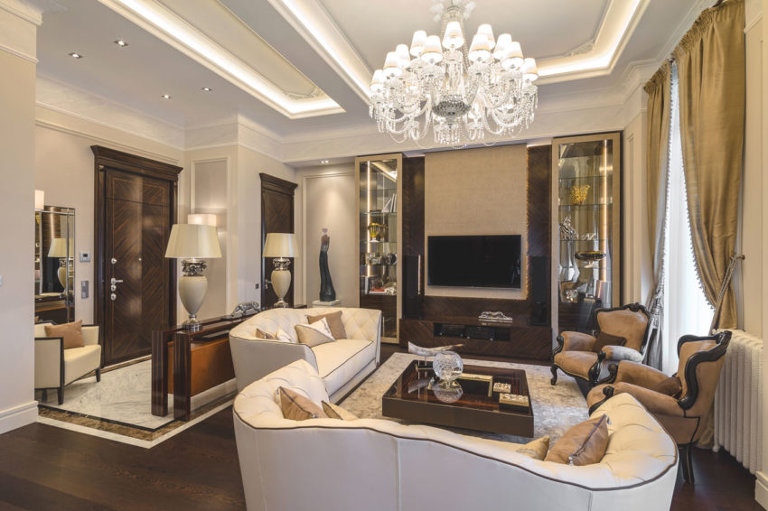 Современный классический интерьер квартиры в Италии от NG Studio
