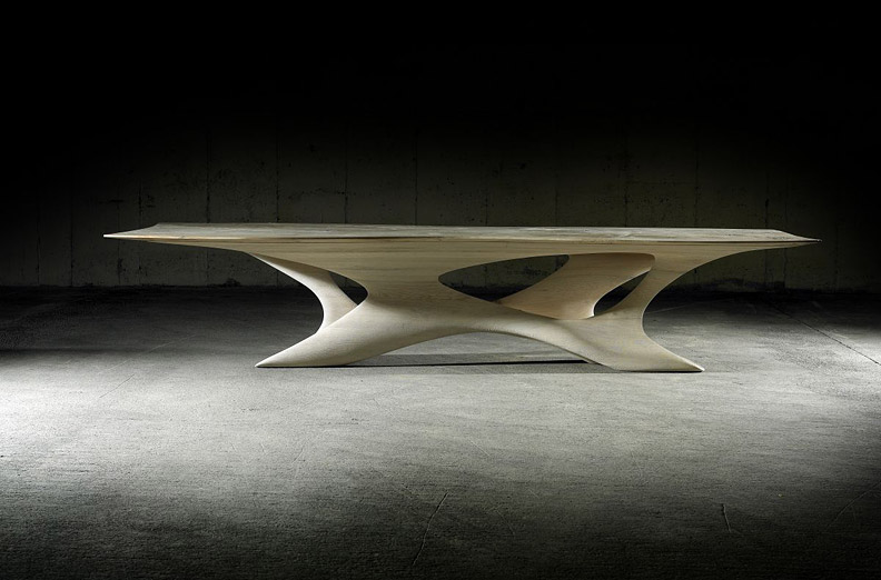 Обеденный стол Erosion II от дизайнера Joseph Walsh