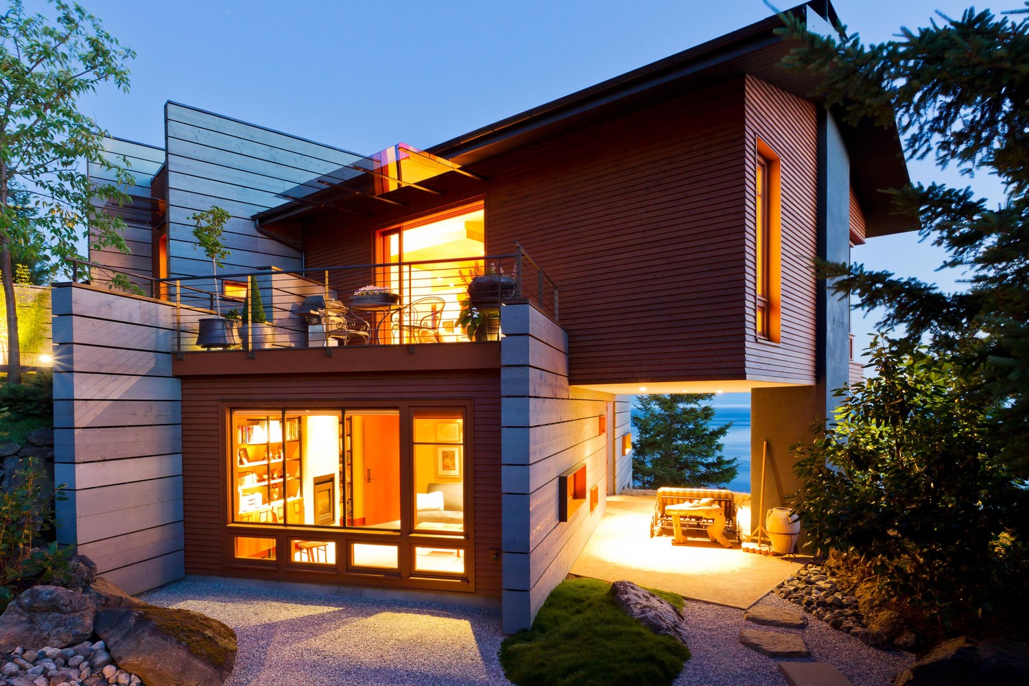 Дизайн частного дома San Juan Cliffside от студии Prentiss Architects