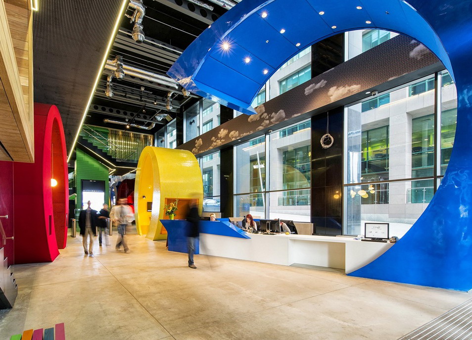 Очаровательная штаб-квартира Google в Европе (33 фото)