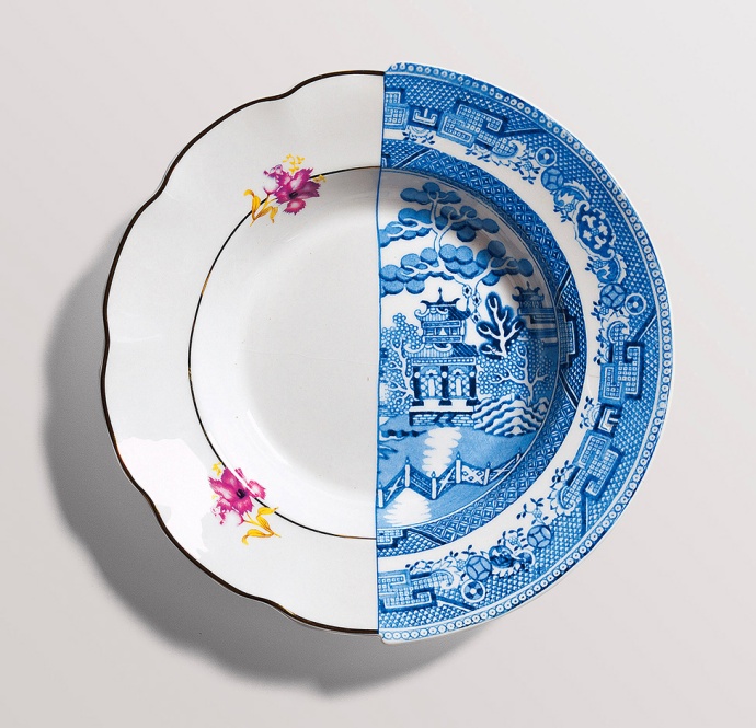 Коллекция дизайнерского фарфора Hybrid от Seletti