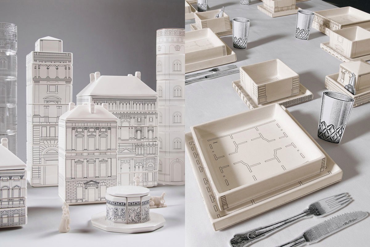 Город из фарфора — дизайнерский сервиз Seletti Palazzo