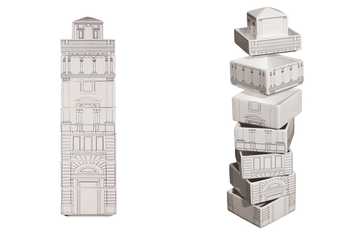 Город из фарфора — дизайнерский сервиз Seletti Palazzo