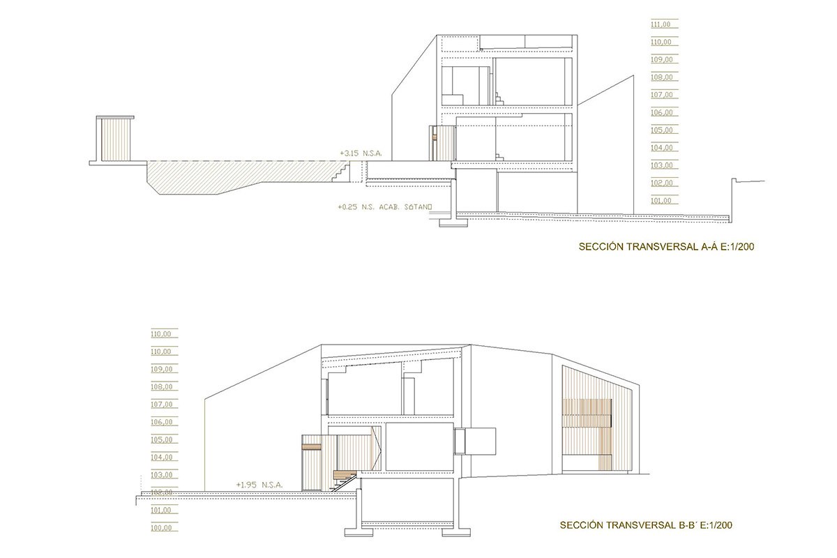 Современный двухэтажный частный дом Studio Dwelling от студии cmA
